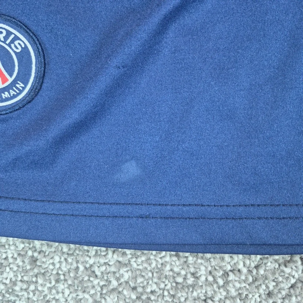 Paris Saint-Germain Soccer Shorts Mens Small Navy Blue PSG Athletic Training